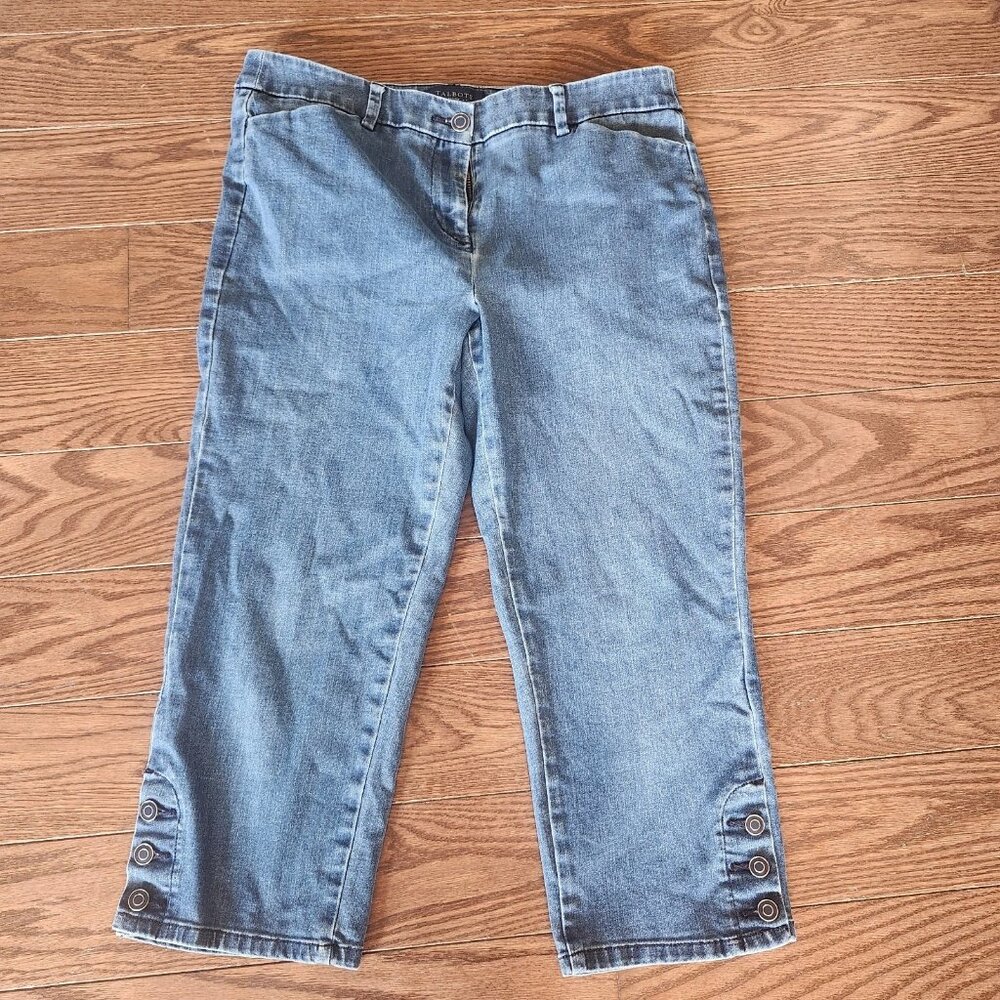 Talbots Women's Cropped Straight Leg Jeans